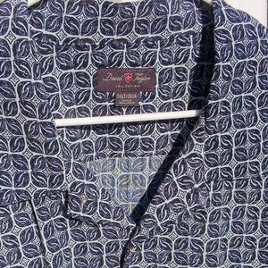 David taylor casual button shirt 3xlt big and tall